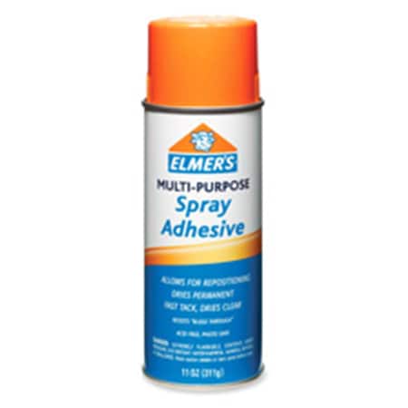 Elmers Elmerft.s Products Inc EPIE451 Spray Adhesive- Multipurpose- Acid-free- 11 oz.- Clear EPIE451